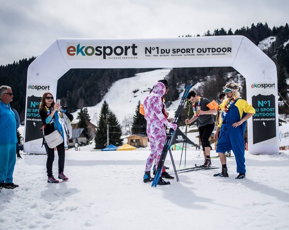 Arche Gonflable - Ekosport - Course de Ski